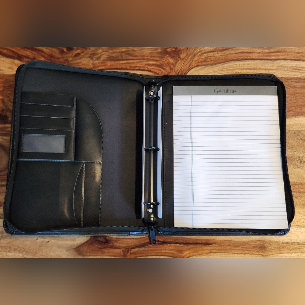 Black Padfolio NWOT